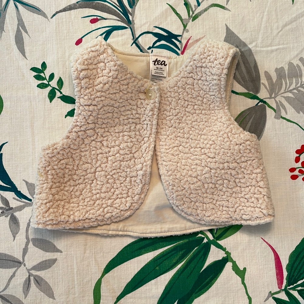 Tea Sherpa vest 18-24m